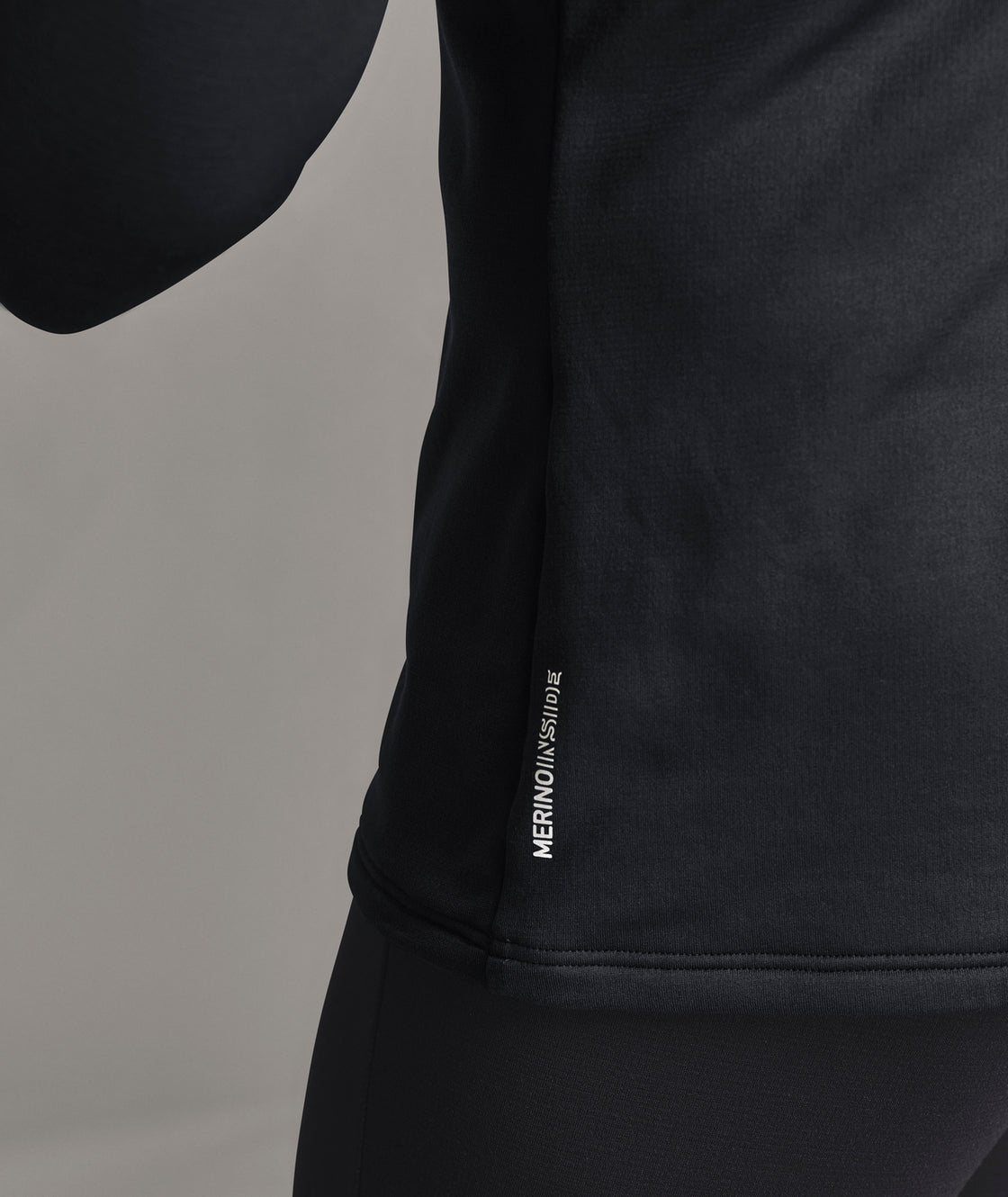 Polaire Mérinos Légère Col Zippé Homme