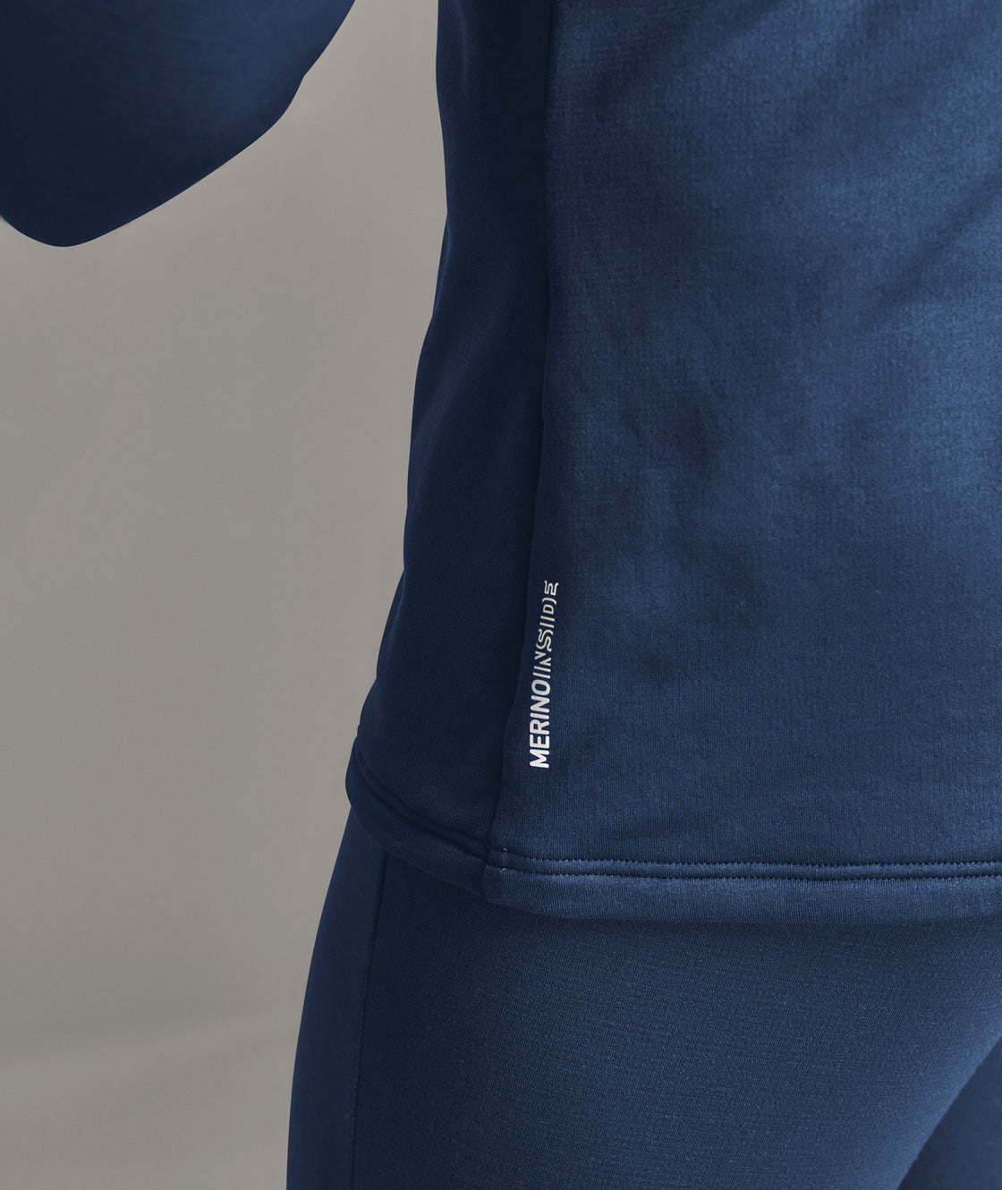 Polaire Mérinos Légère Col Zippé Homme