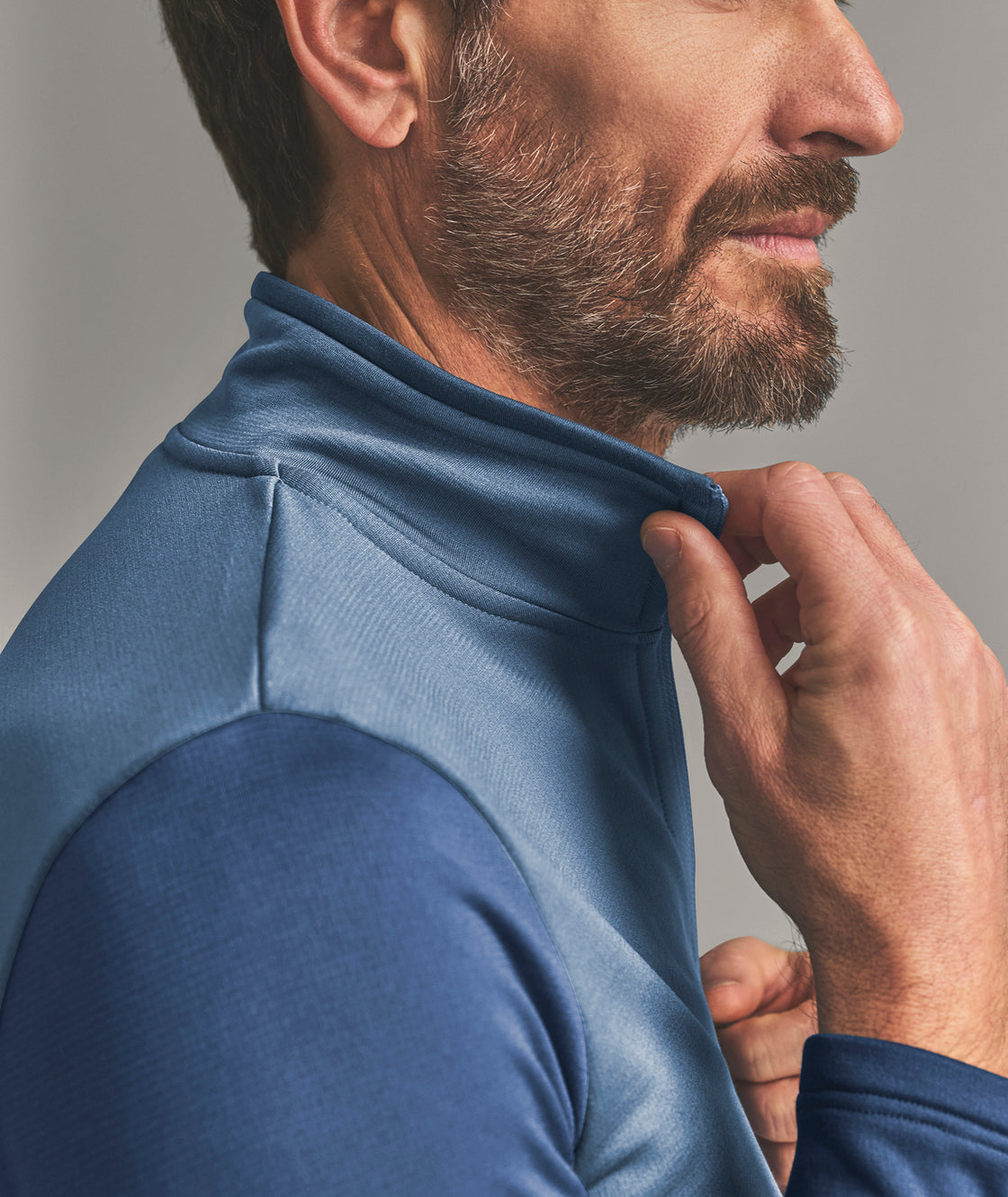 Polaire Mérinos Légère Col Zippé Homme