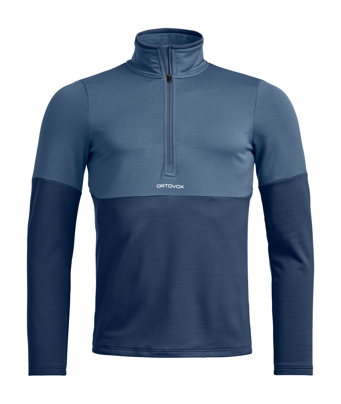 Polaire Mérinos Légère Col Zippé Homme