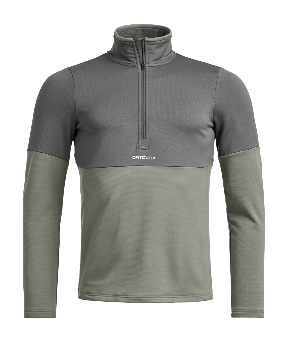 Polaire Mérinos Légère Col Zippé Homme