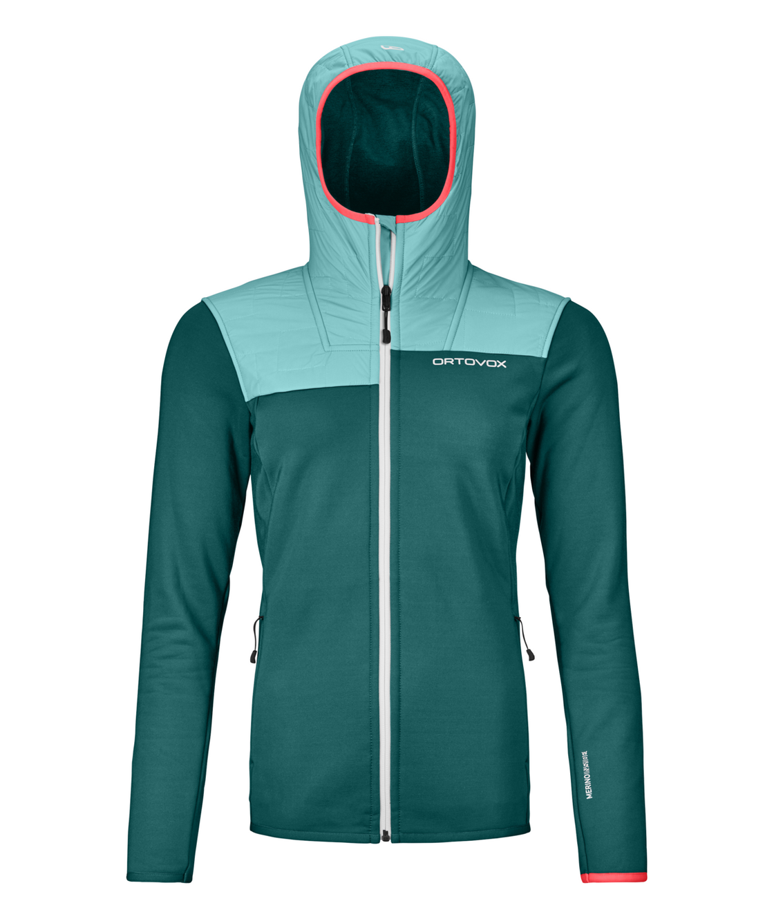 Ortovox Fleece Plus Hoody Women with Merino Inner Layer – Merino
