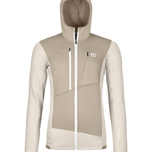 Merino Fleece Grid Hoody Women