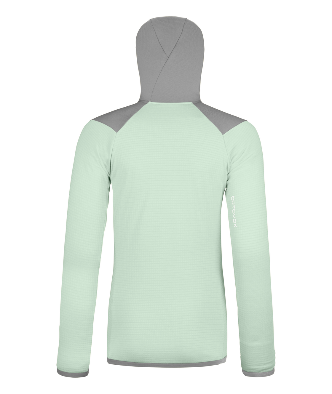 Merino Fleece Grid Hoody Damen