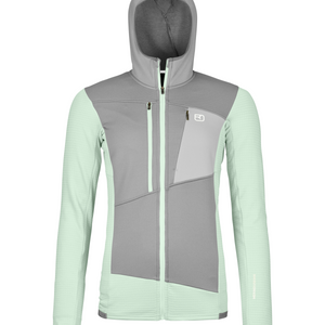 Merino Fleece Grid Hoody Women