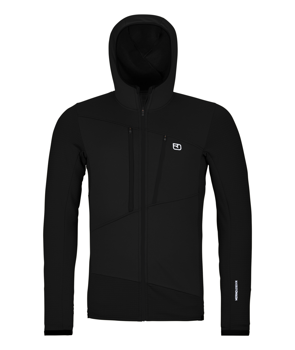 Sweat à capuche en laine mérinos pour hommes