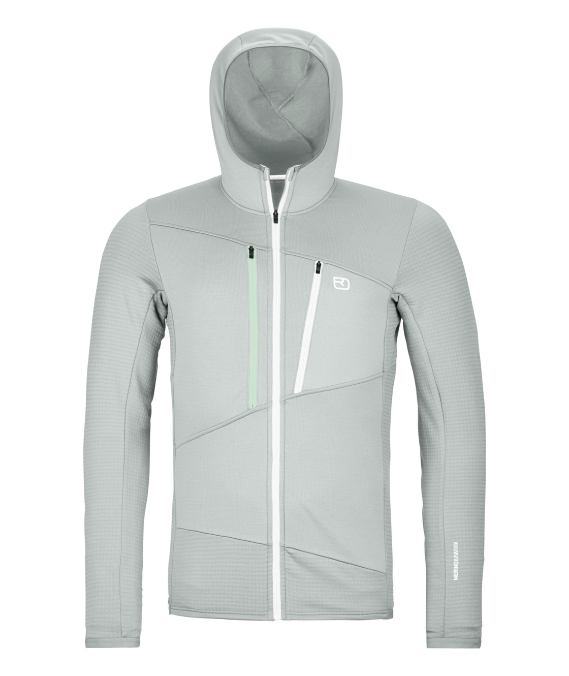 Sweat à capuche en laine mérinos pour hommes