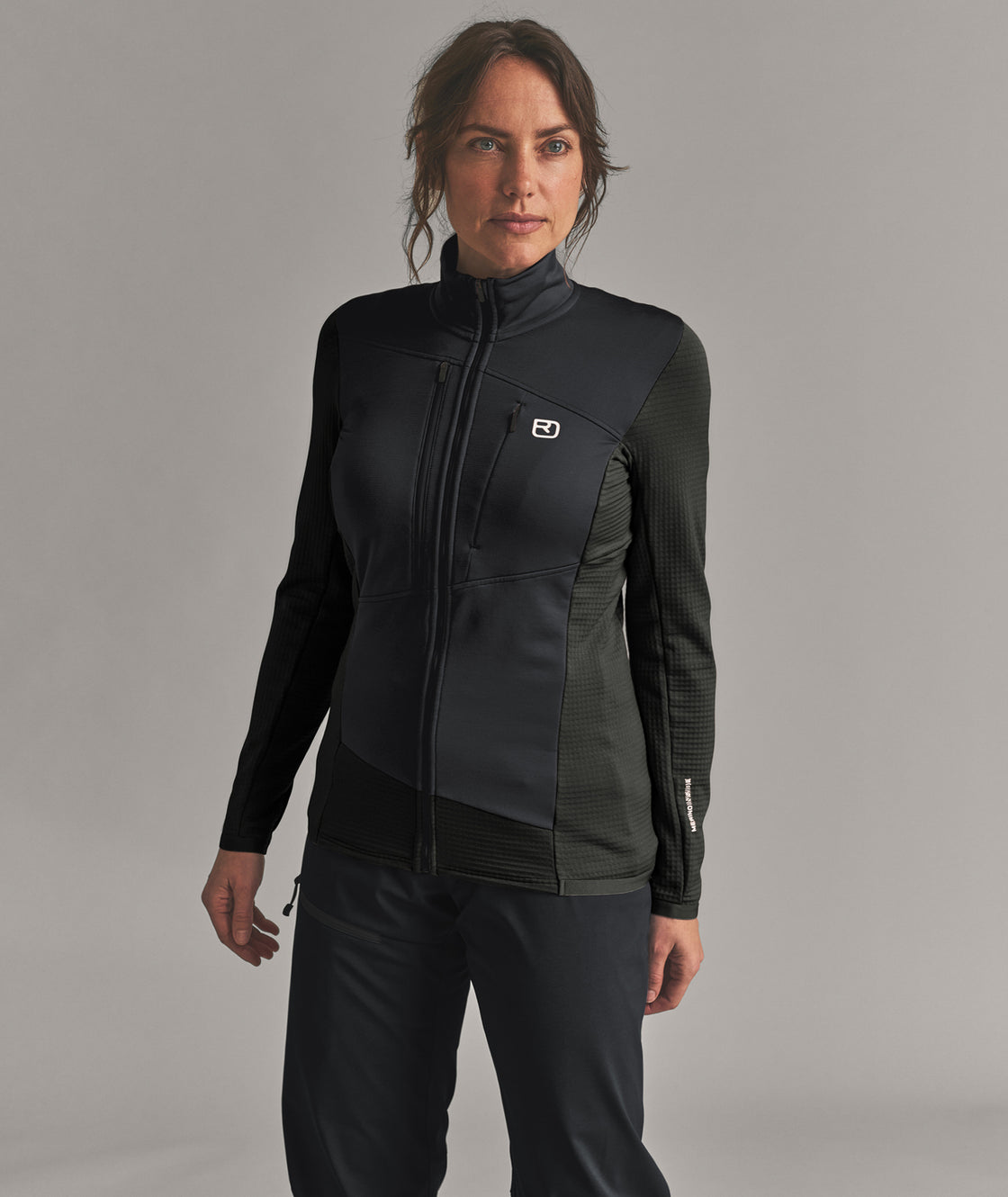 Merino Fleece Grid Jacket Women