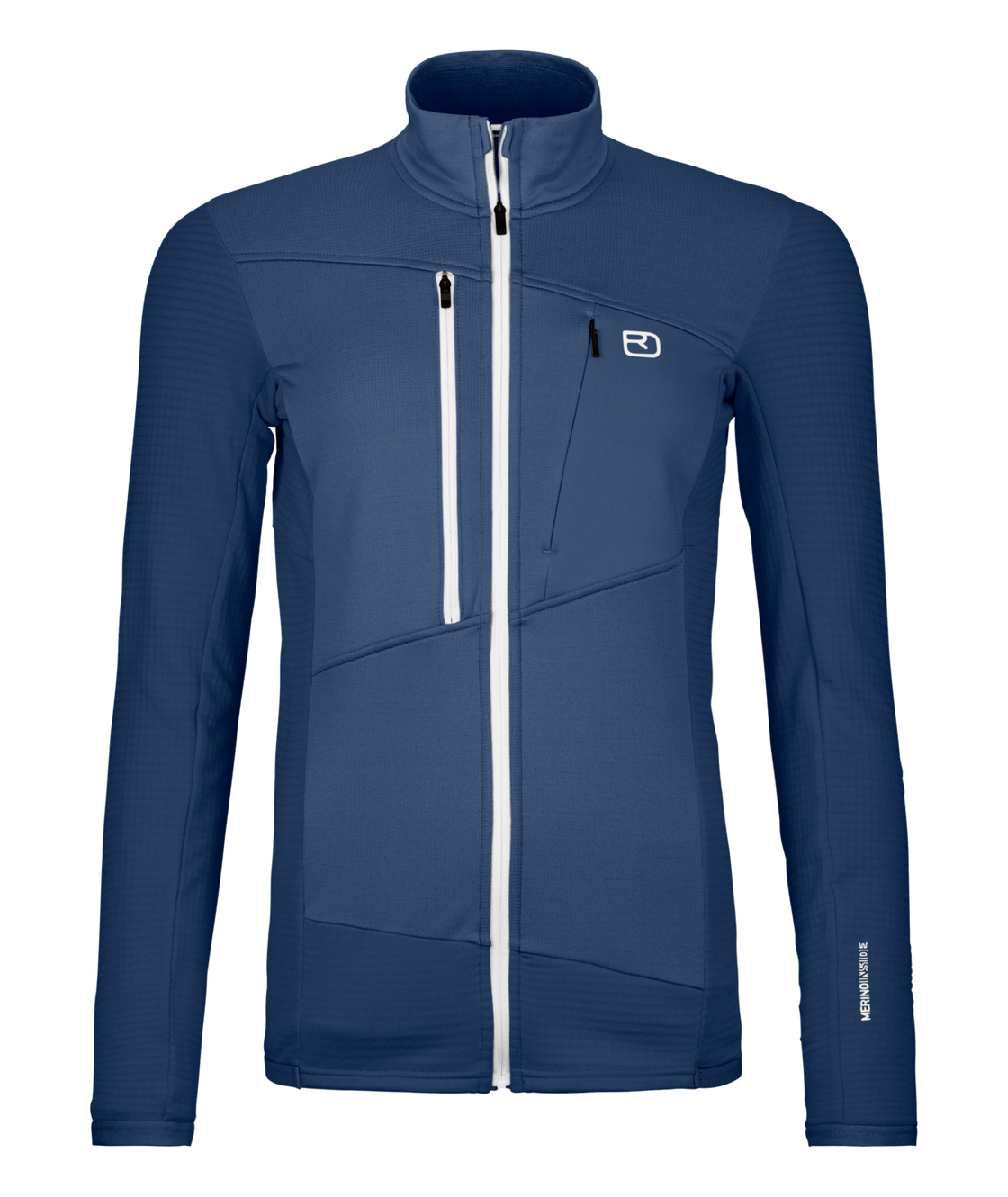 Merino Fleece Grid Jacket Damen