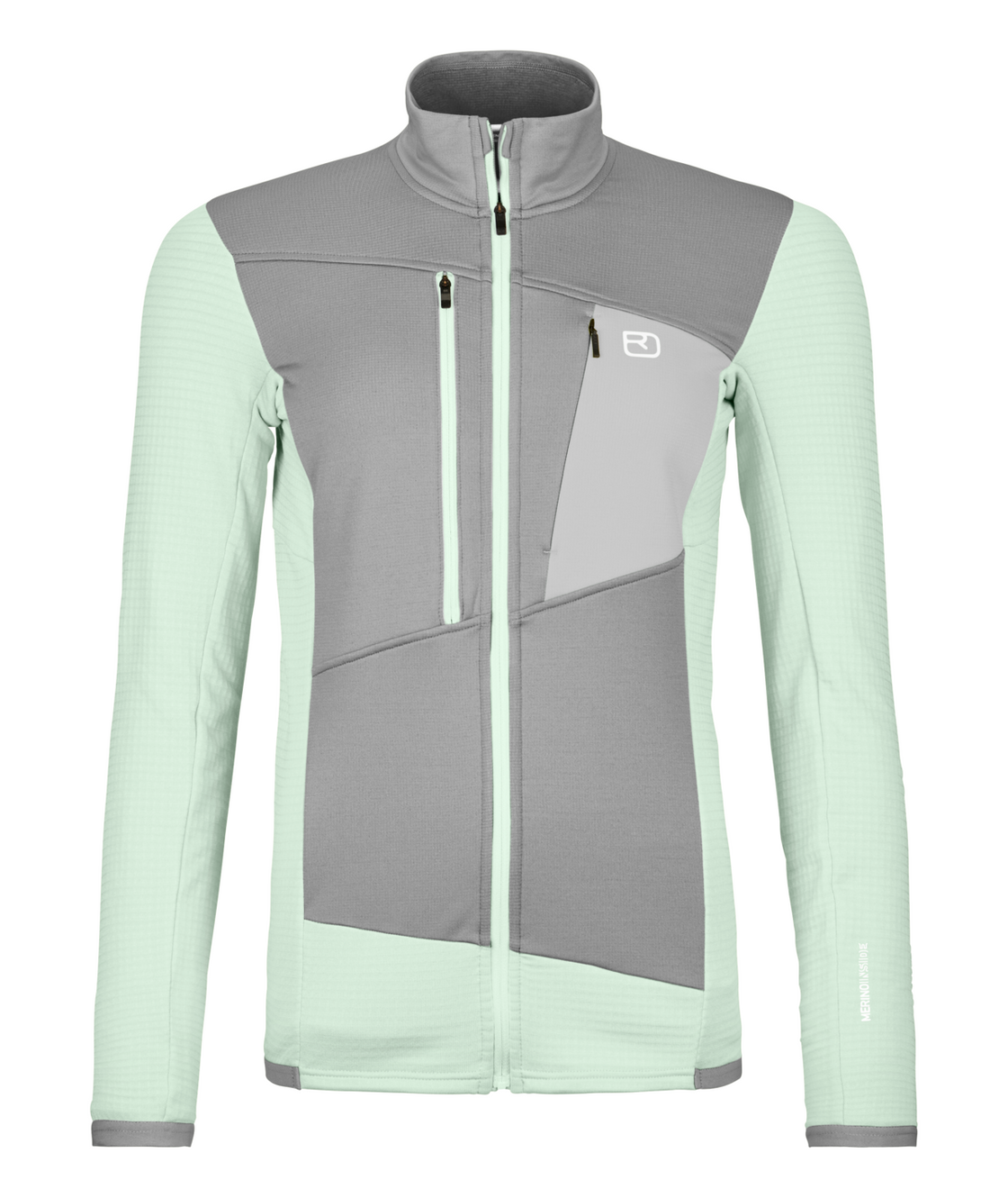 Merino Fleece Grid Jacket Damen