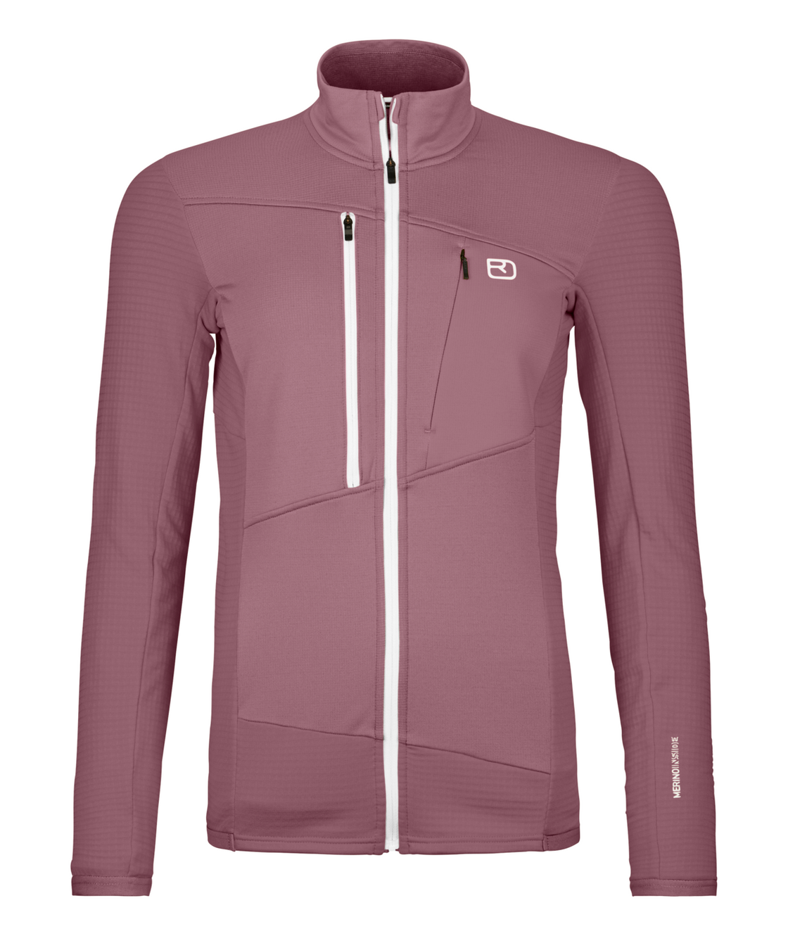 Merino Fleece Grid Jacket Damen