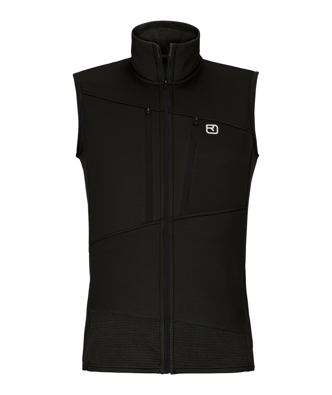 Merino Fleece Grid Weste Herren