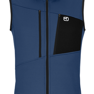 Merino Fleece Grid Vest Men