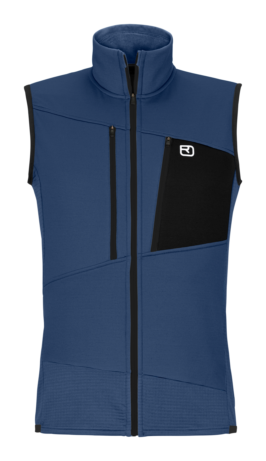 Merino Fleece Grid Weste Herren