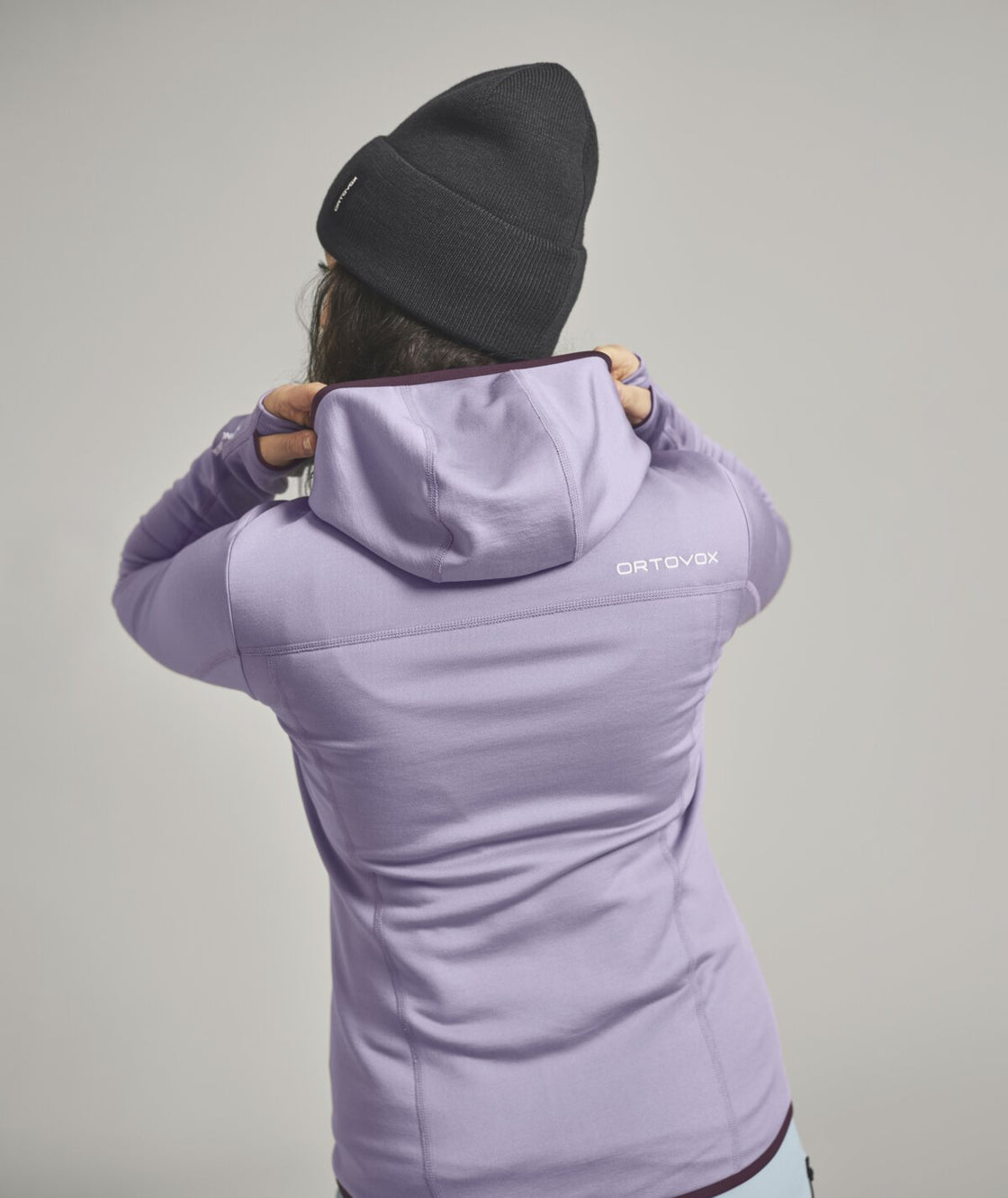 Merino Fleece Hoody Damen