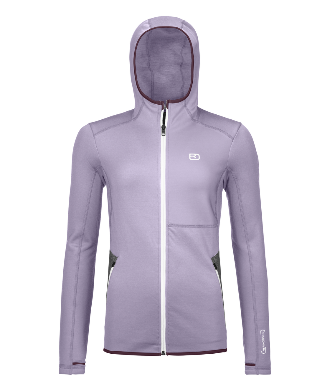 Merino Fleece Hoody Damen