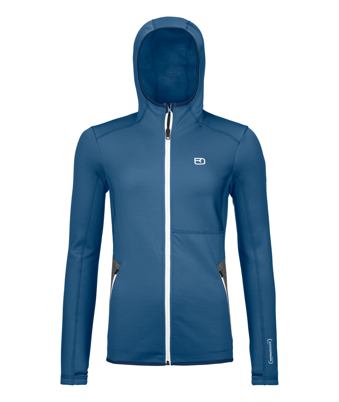 Merino Fleece Hoody Damen