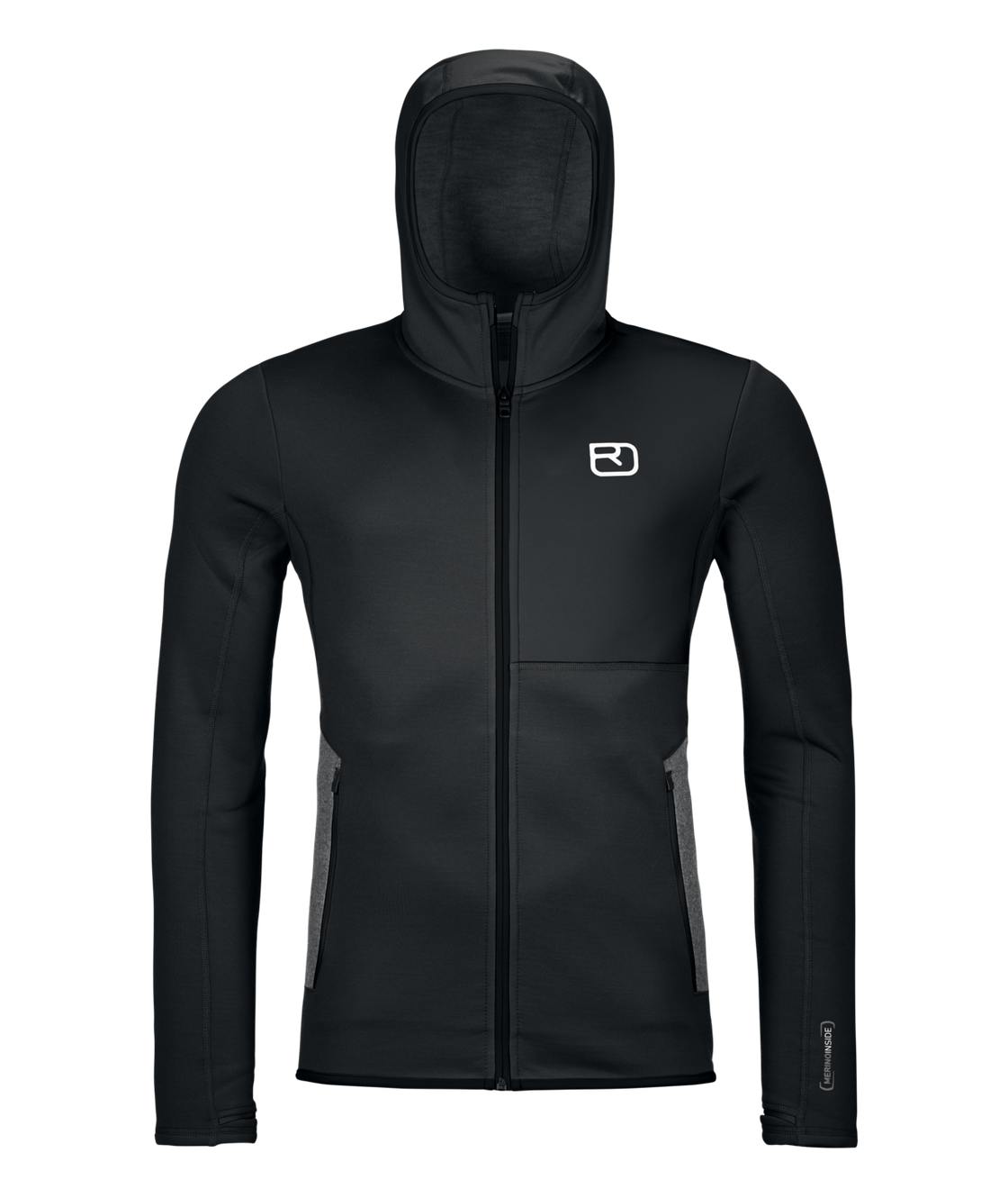 Sweat à capuche en polaire mérinos pour hommes