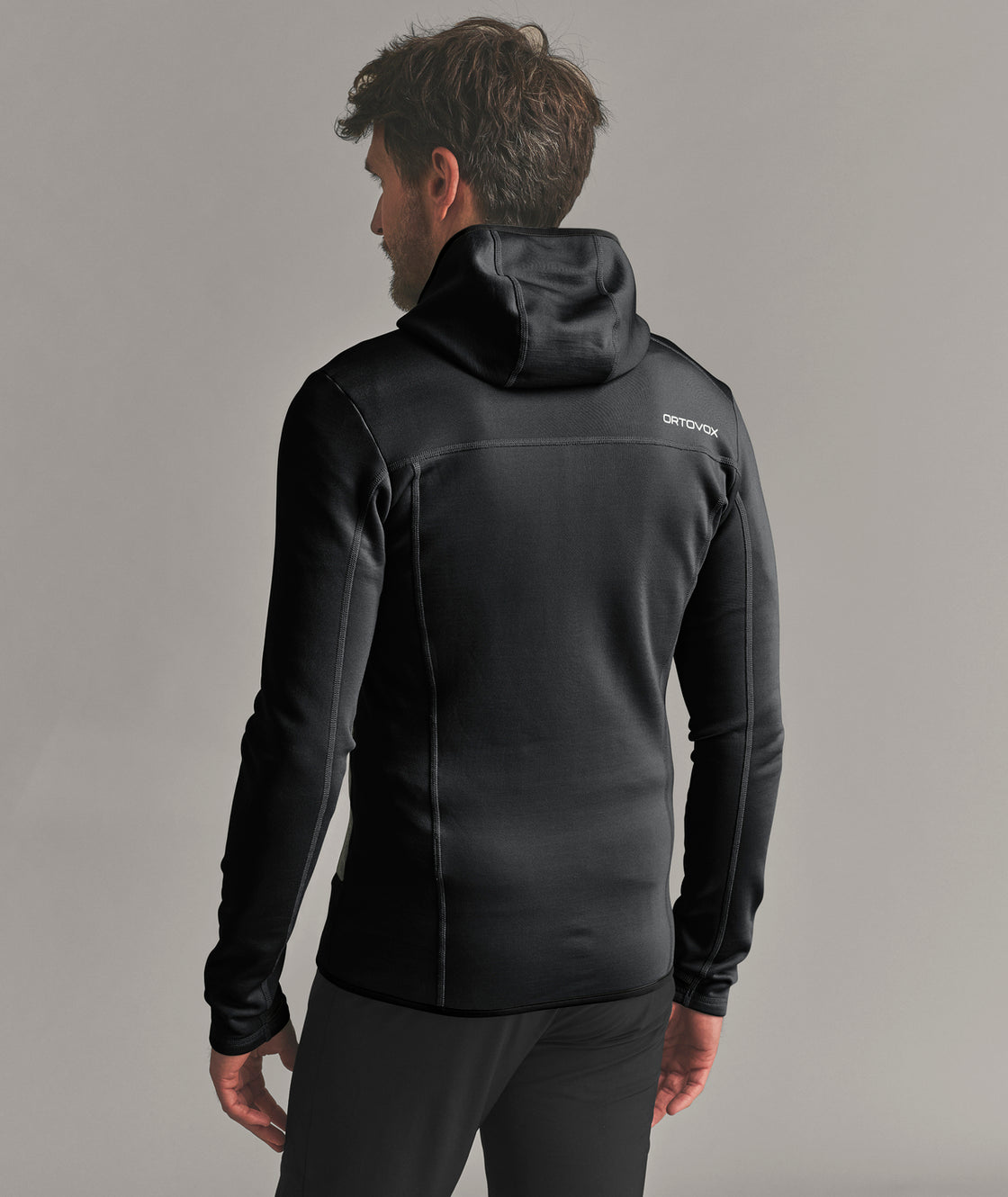 Sweat à capuche en polaire mérinos pour hommes