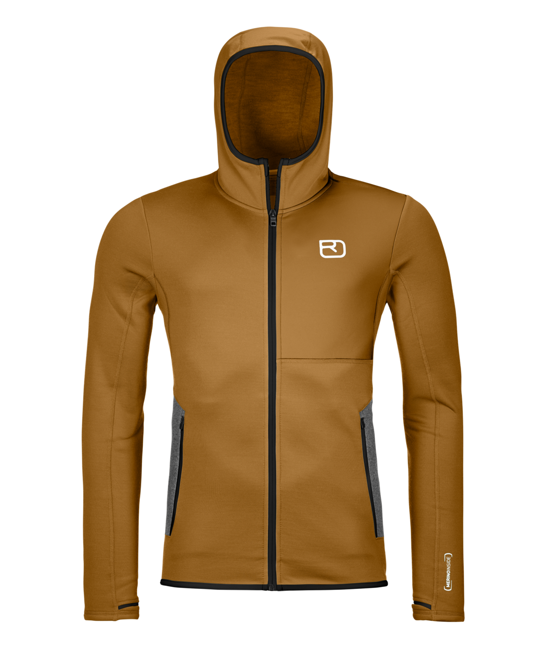 Sweat à capuche en polaire mérinos pour hommes