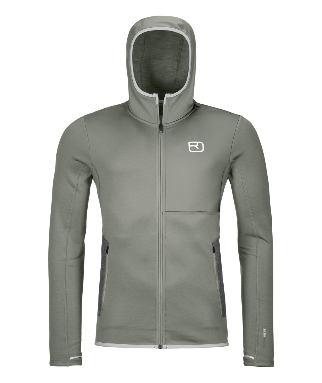 Sweat à capuche en polaire mérinos pour hommes