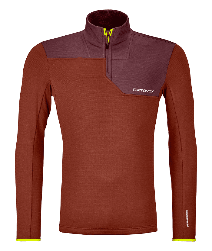 Merino Fleece Light Zip Neck Men