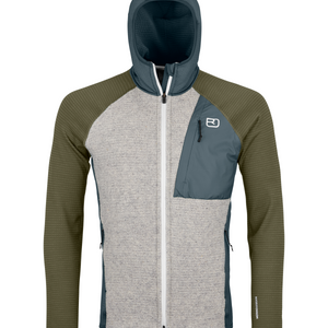 Merino Fleece Grid Plus Knit Hoody Herren