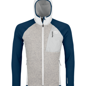 Merino Fleece Grid Plus Knit Hoody Herren