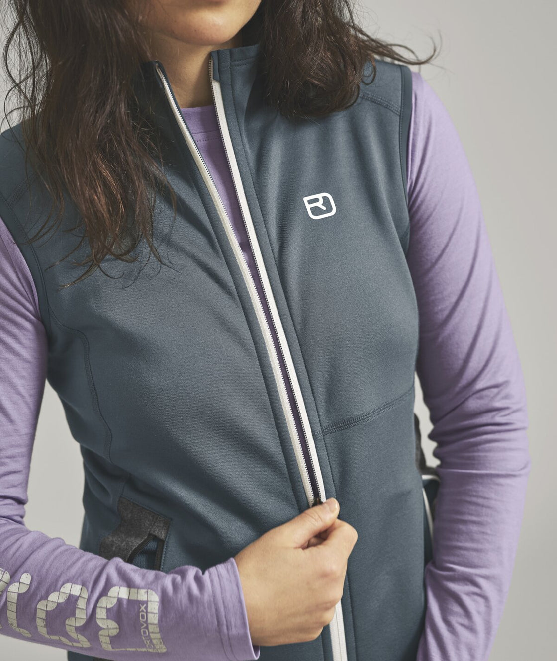 Merino Fleece Weste Damen