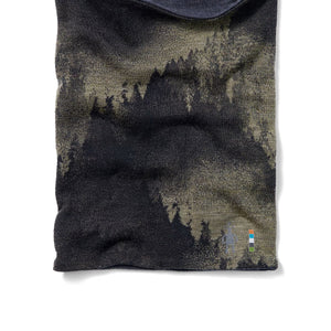Thermal Merino Reversible Neck Warmer Foggy Pines