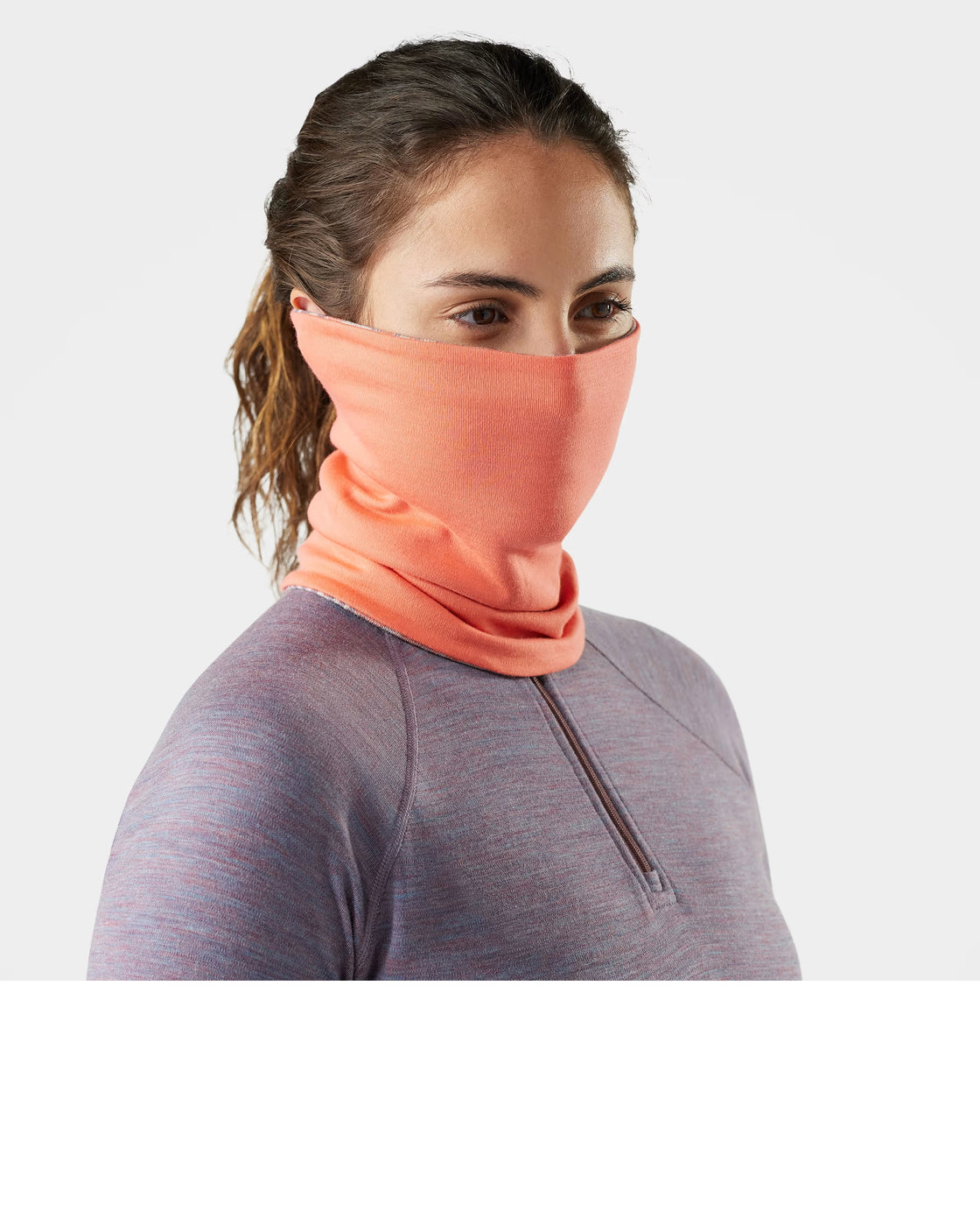 Thermal Merino Reversible Neck Warmer Floral
