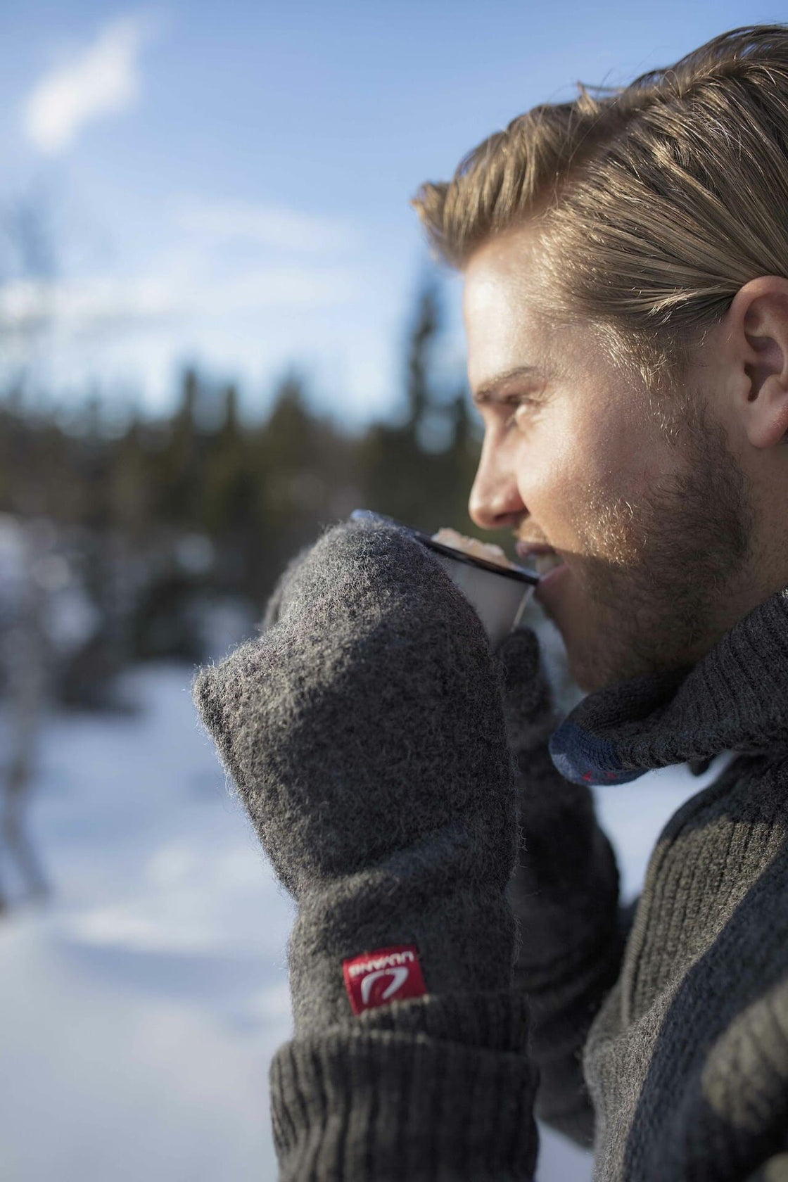handschuhe gewalkte wolle Ulvang Hammerfest Mitten aus gewalkter Wolle – Merino-Store.com